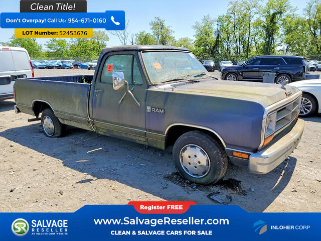 Used 1987 Dodge D/W Truck 100 RWD image 5