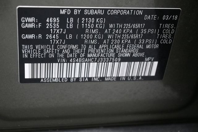 Used 2018 Subaru Outback 2.5i Premium AWD/4WD image 31