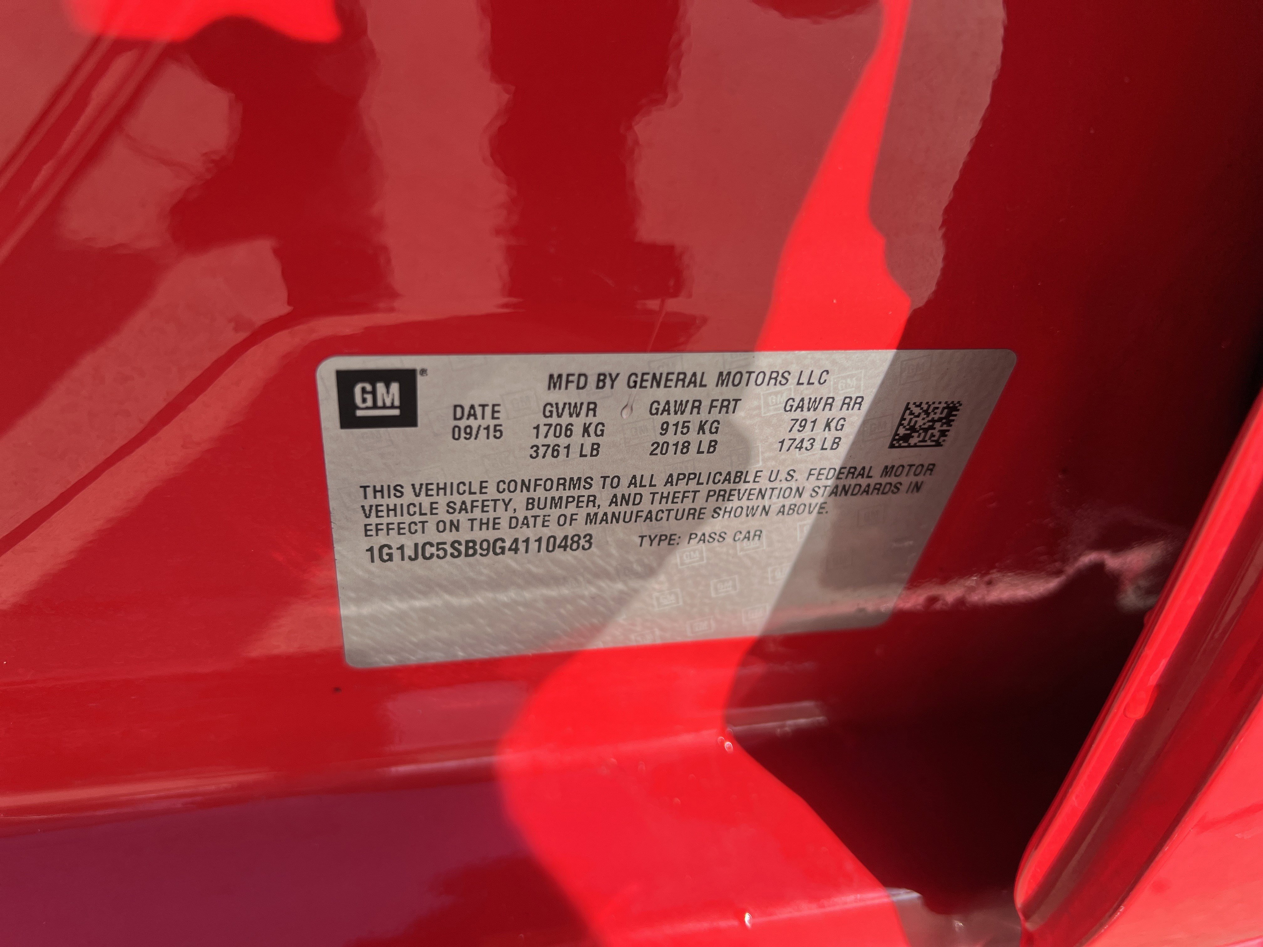 Used 2016 Chevrolet Sonic LT image 31