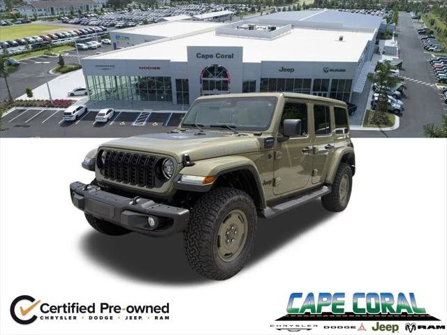 Certified 2025 Jeep Wrangler Unlimited Sport S 4xe AWD/4WD video 1