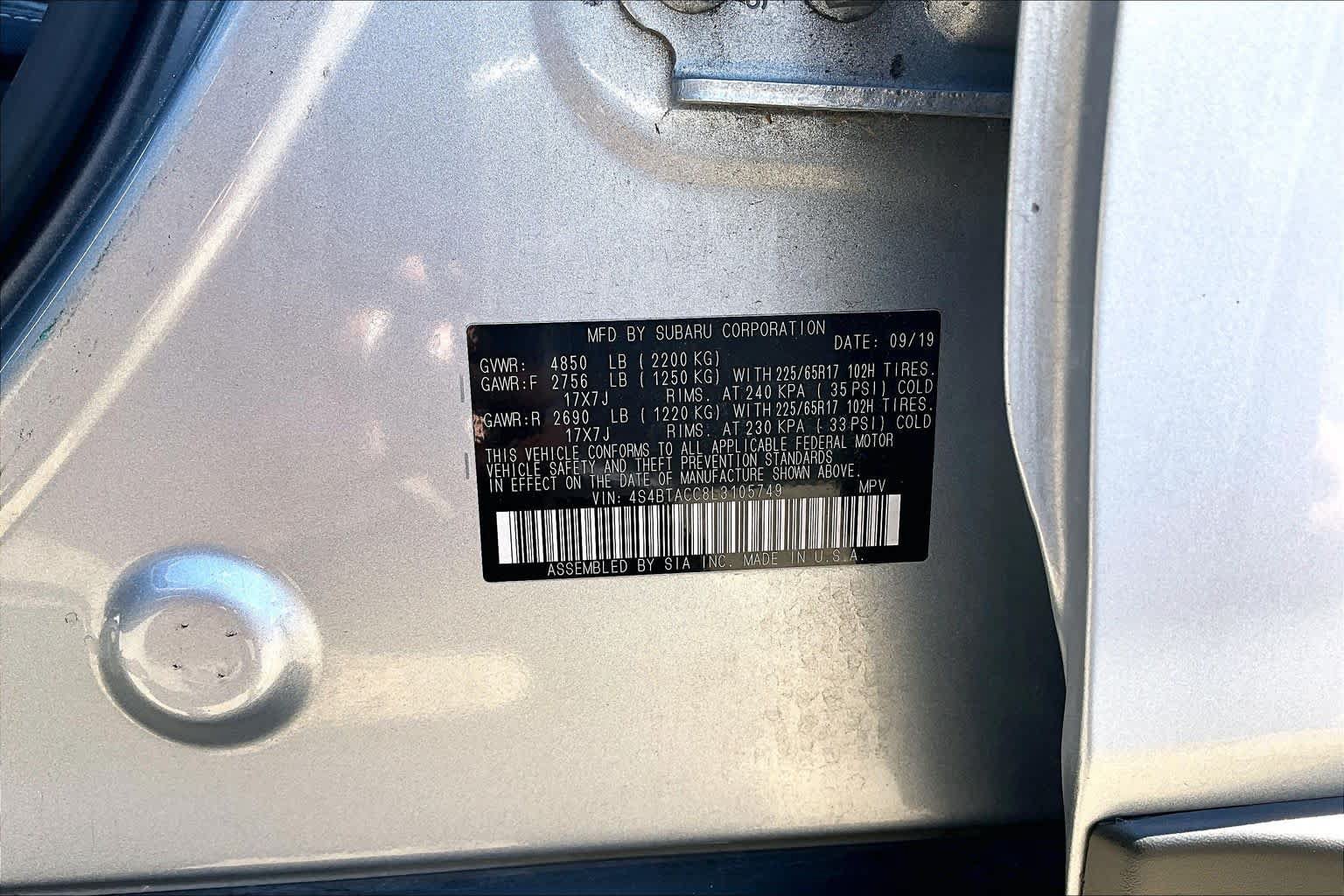 Used 2020 Subaru Outback Premium AWD/4WD image 36