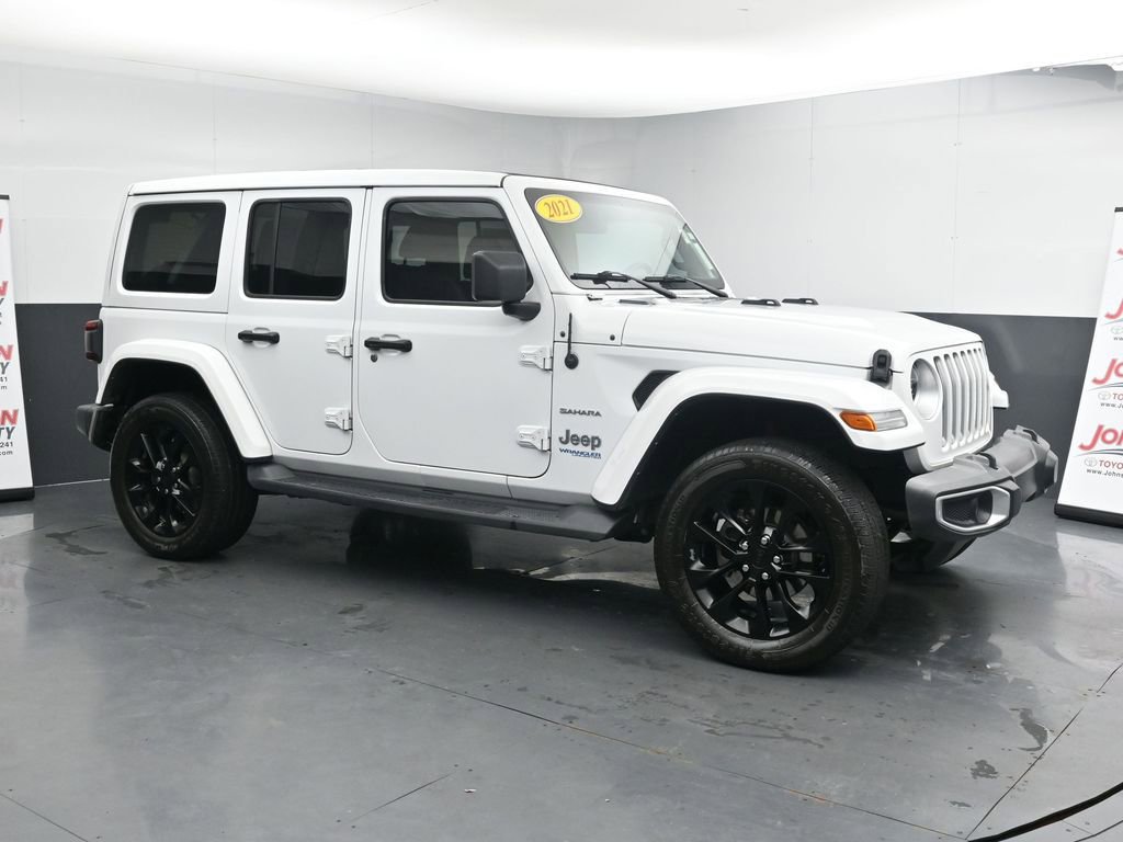 Used 2021 Jeep Wrangler Unlimited Sahara 4xe w/ Cold Weather Group video 2