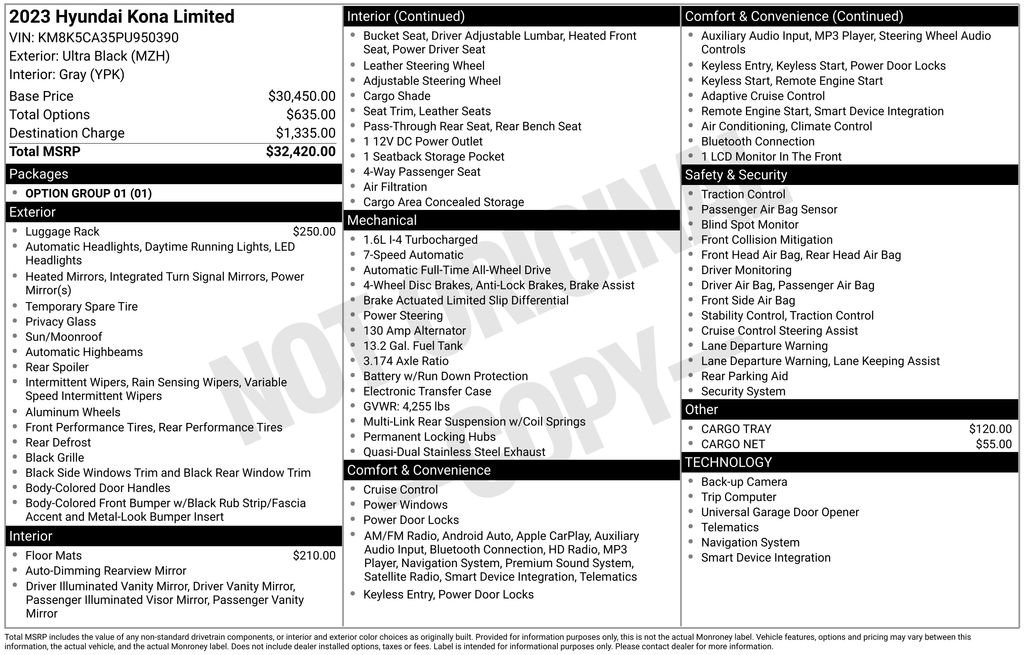Used 2023 Hyundai Kona Limited image 6