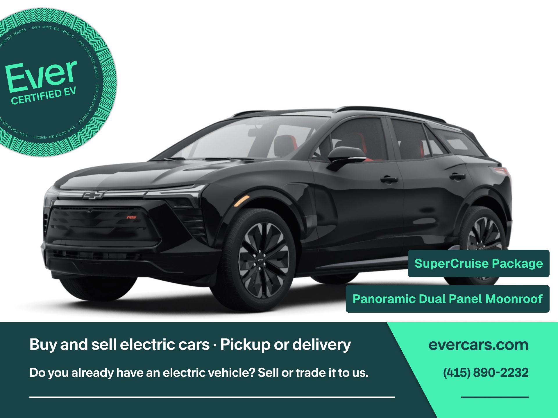 Used 2025 Chevrolet Blazer EV RS w/ Super Cruise Package image 1