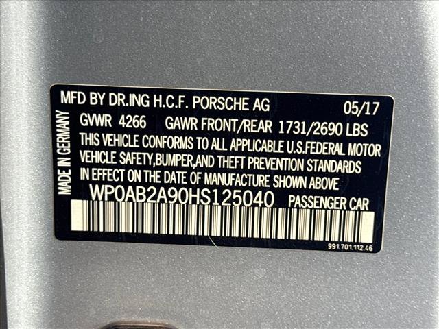 Certified 2017 Porsche 911 Carrera GTS RWD image 26