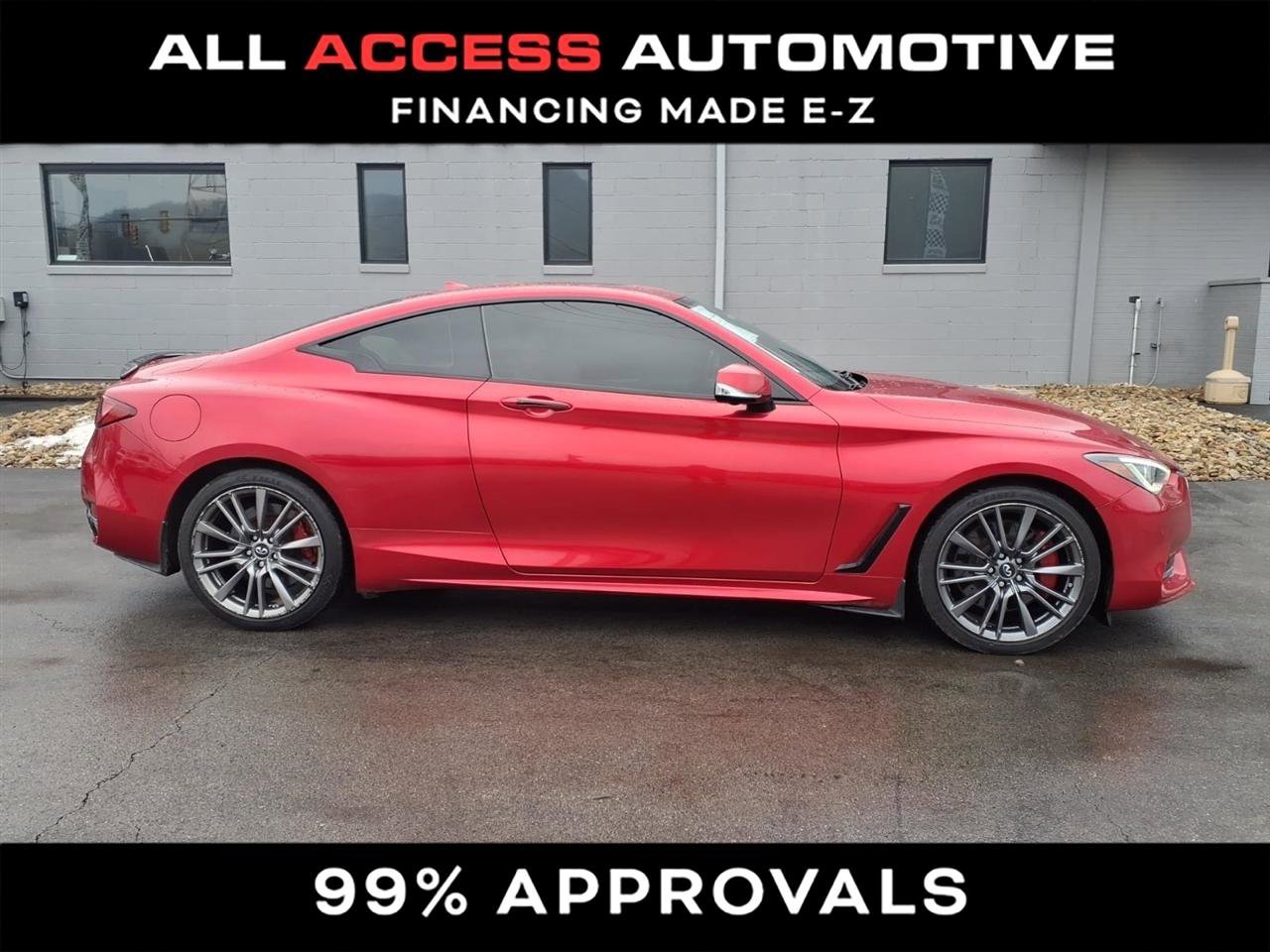 Used 2017 INFINITI Q60 Red Sport 400