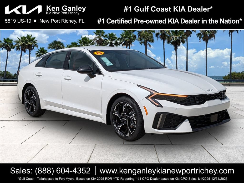 Certified 2026 Kia K5 GT-Line w/ GT-Line Red Interior Package FWD image 1