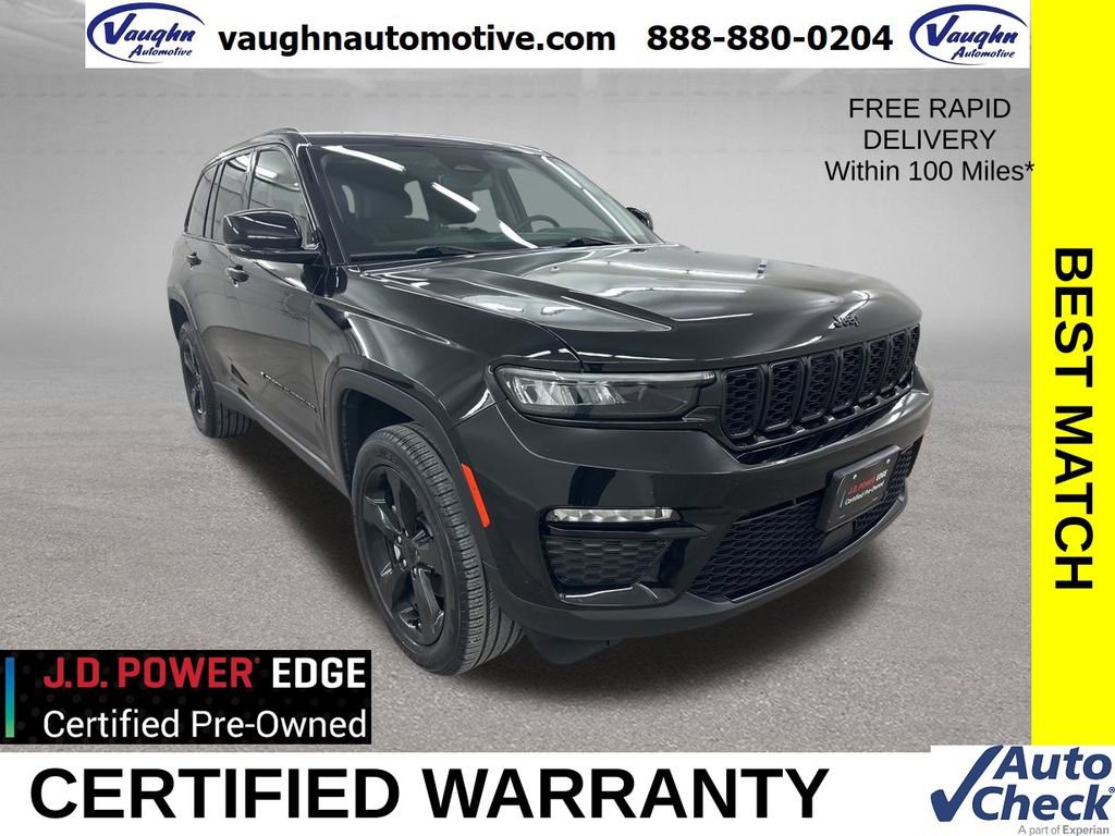 Used 2023 Jeep Grand Cherokee Limited w/ Black Appearance Package 360° Tour