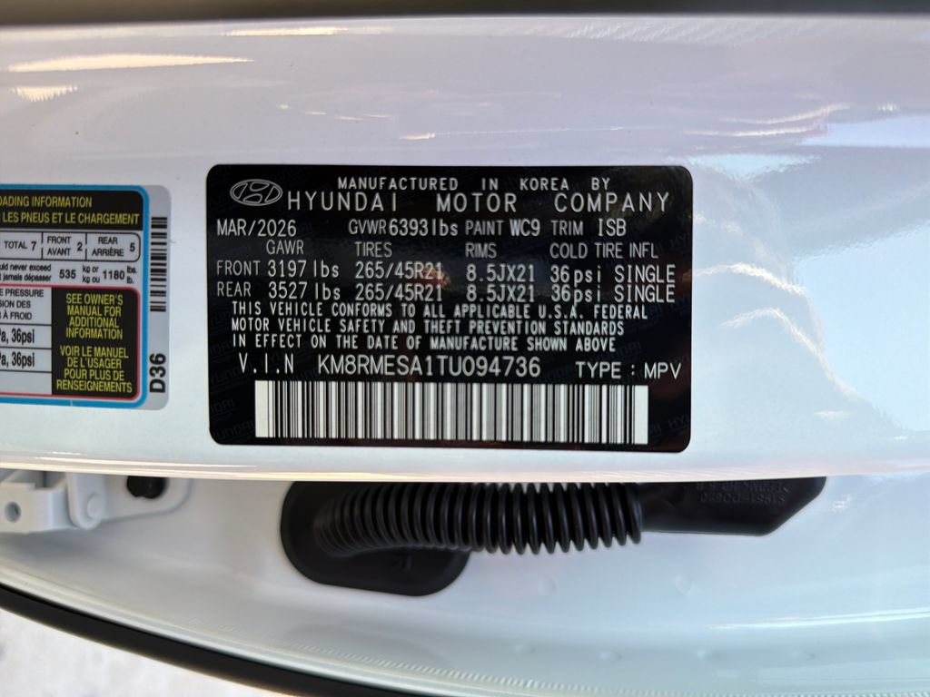 New 2026 Hyundai Palisade Calligraphy AWD/4WD image 36