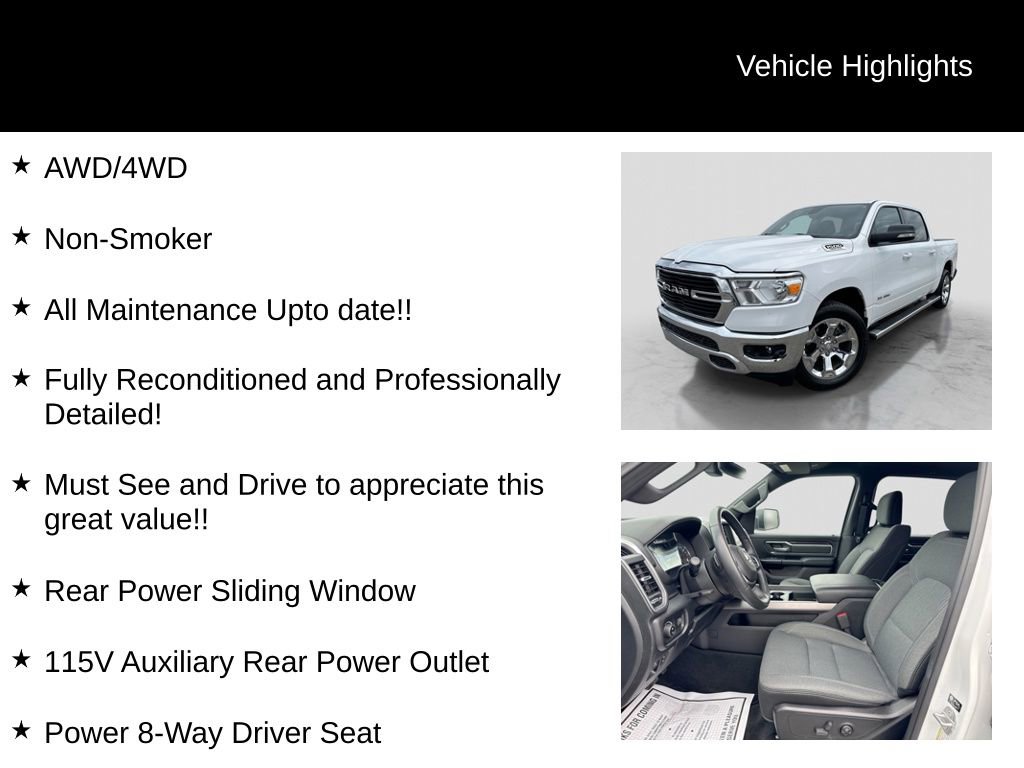 Used 2021 RAM 1500 Big Horn AWD/4WD image 31