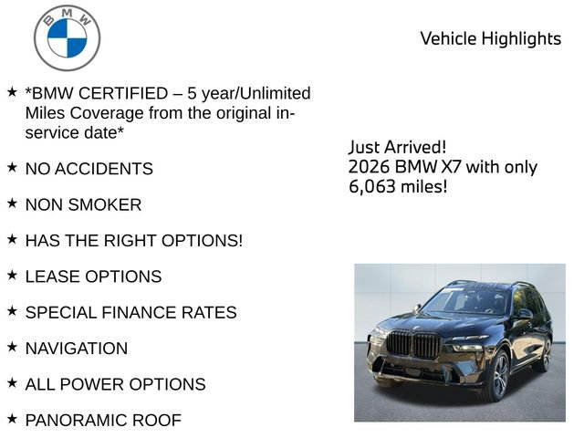 Certified 2026 BMW X7 xDrive40i w/ M Sport Package image 10