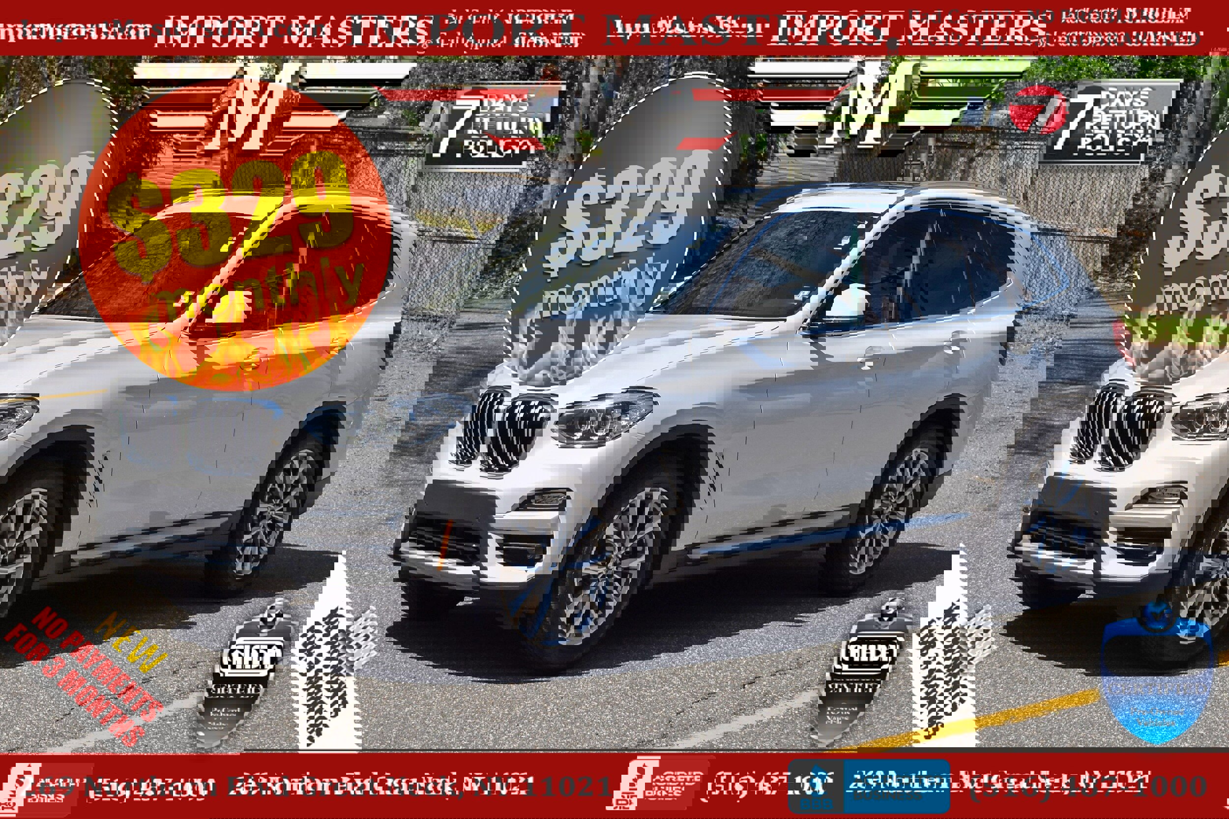 Used 2019 BMW X3 sDrive30i w/ Convenience Package RWD image 1