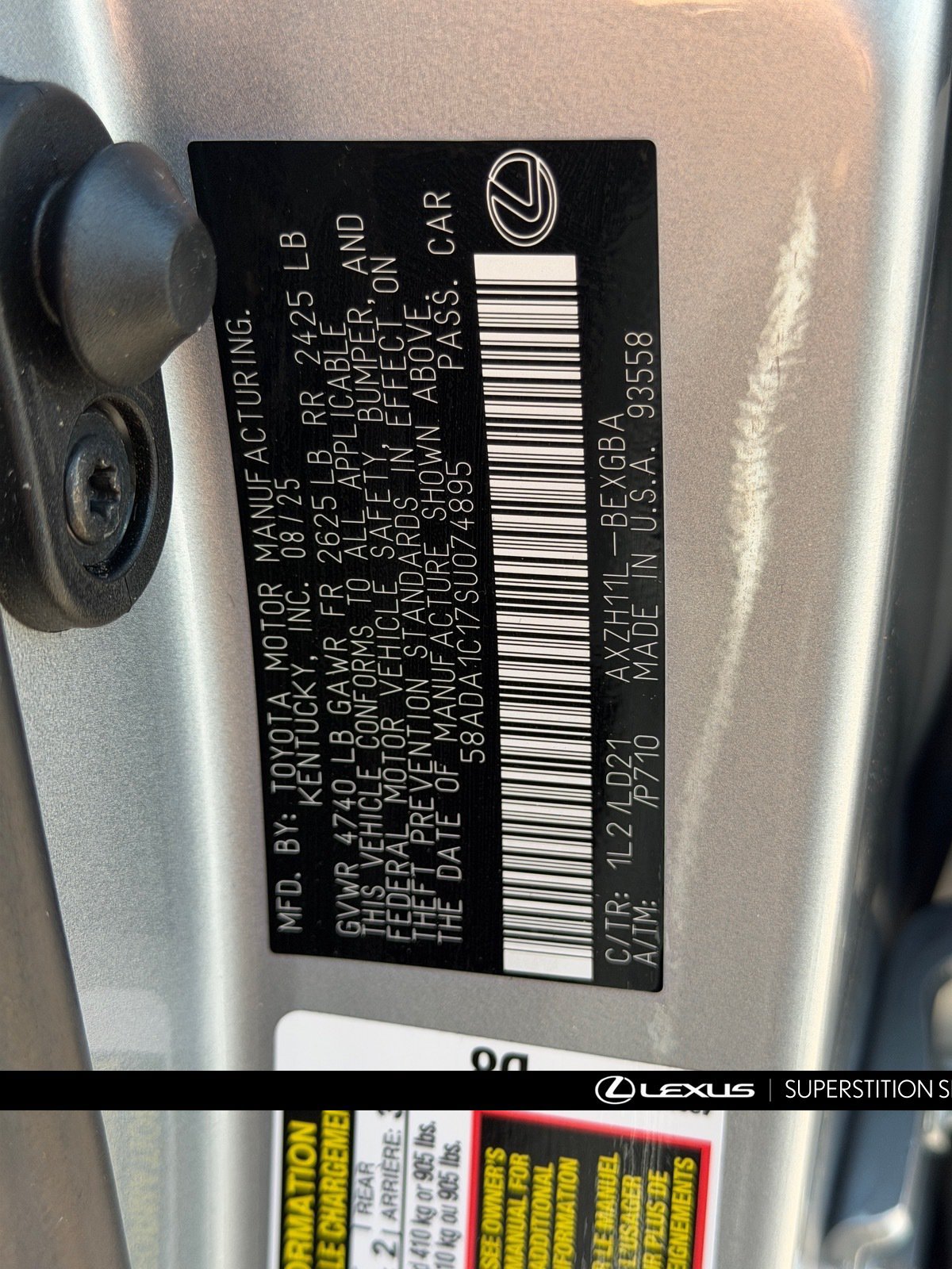 Certified 2025 Lexus ES 300h w/ Premium Package FWD image 39