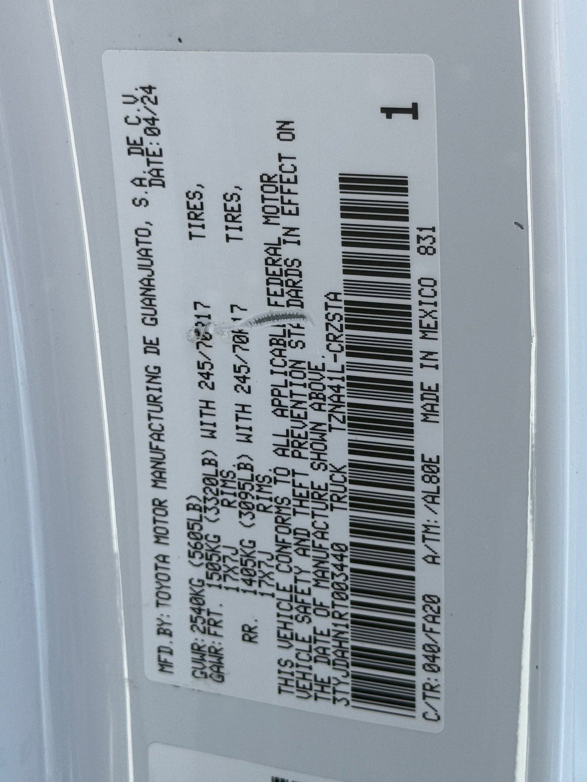 Used 2024 Toyota Tacoma SR RWD image 31