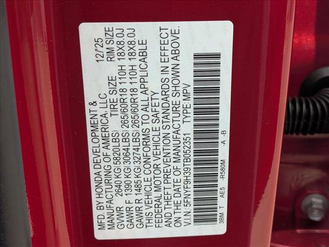 New 2026 Honda Passport RTL image 18