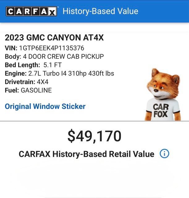 Used 2023 GMC Canyon AT4X AWD/4WD image 5