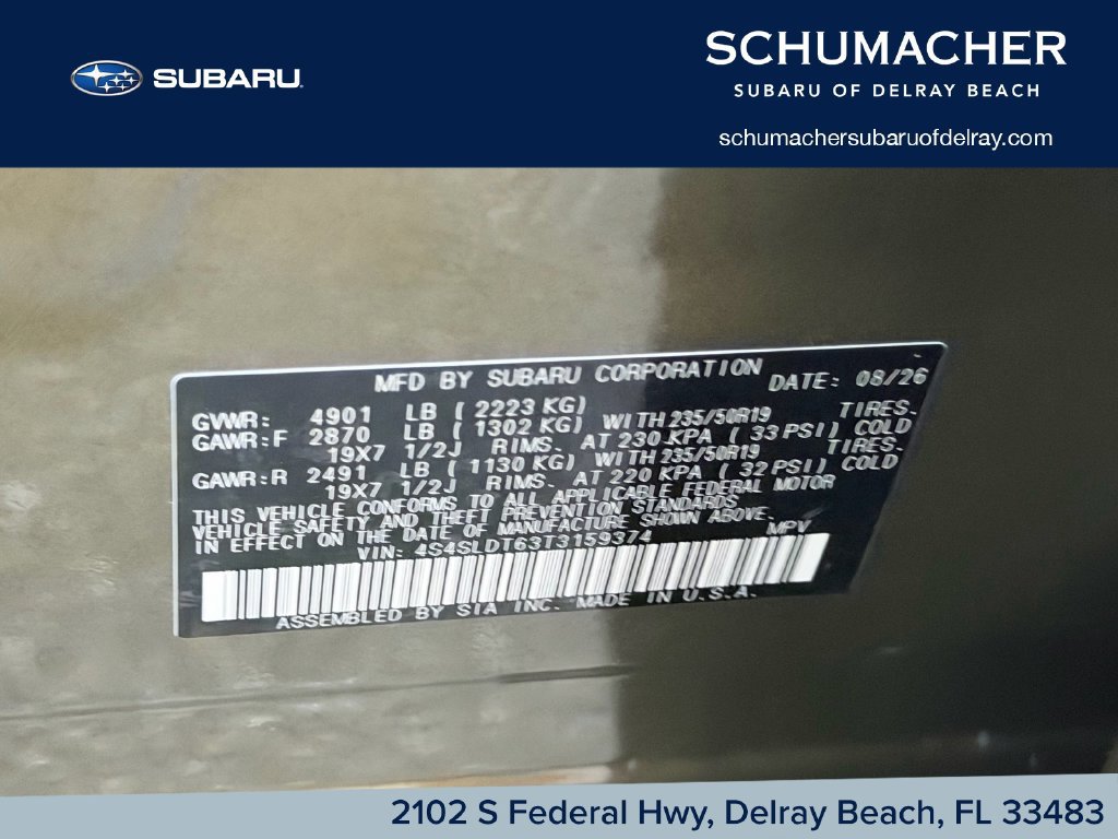 New 2026 Subaru Forester Touring AWD/4WD image 14