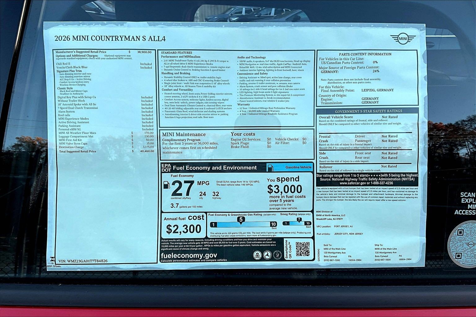 New 2026 MINI Cooper Countryman S AWD/4WD image 14