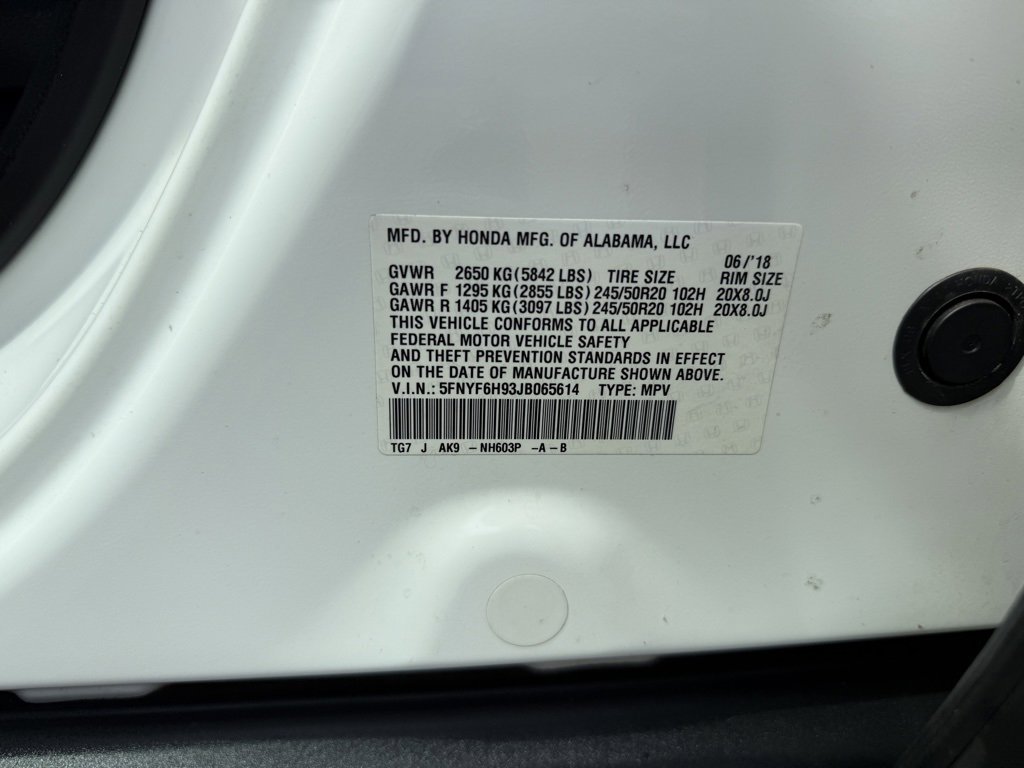 Used 2018 Honda Pilot Touring image 54