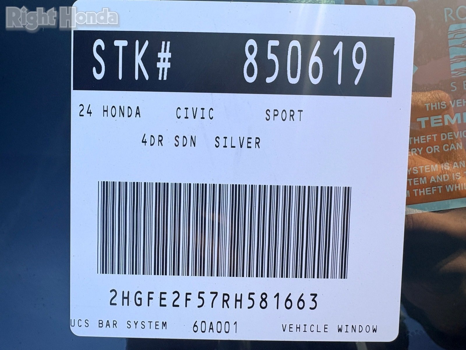 Used 2024 Honda Civic Sport image 29