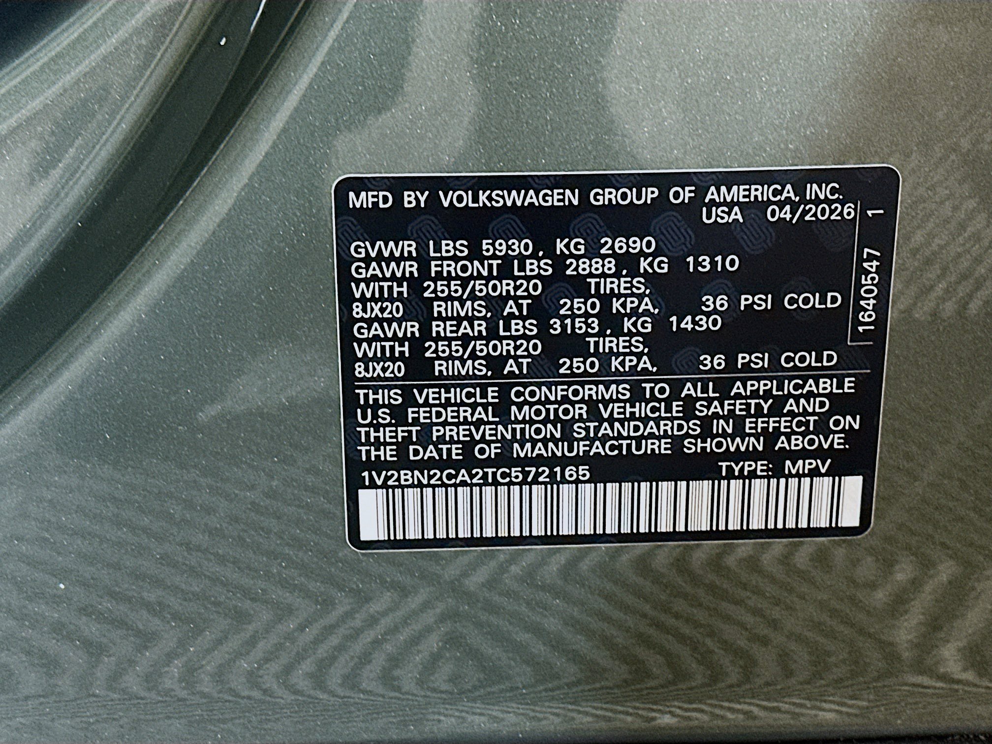 New 2026 Volkswagen Atlas SEL AWD/4WD image 33