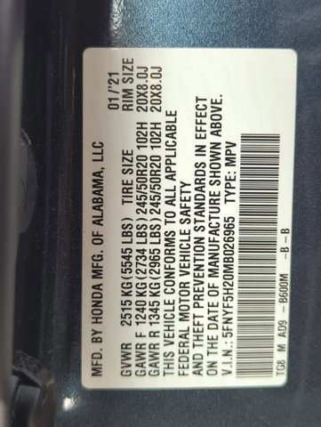 Used 2021 Honda Pilot Special Edition image 22