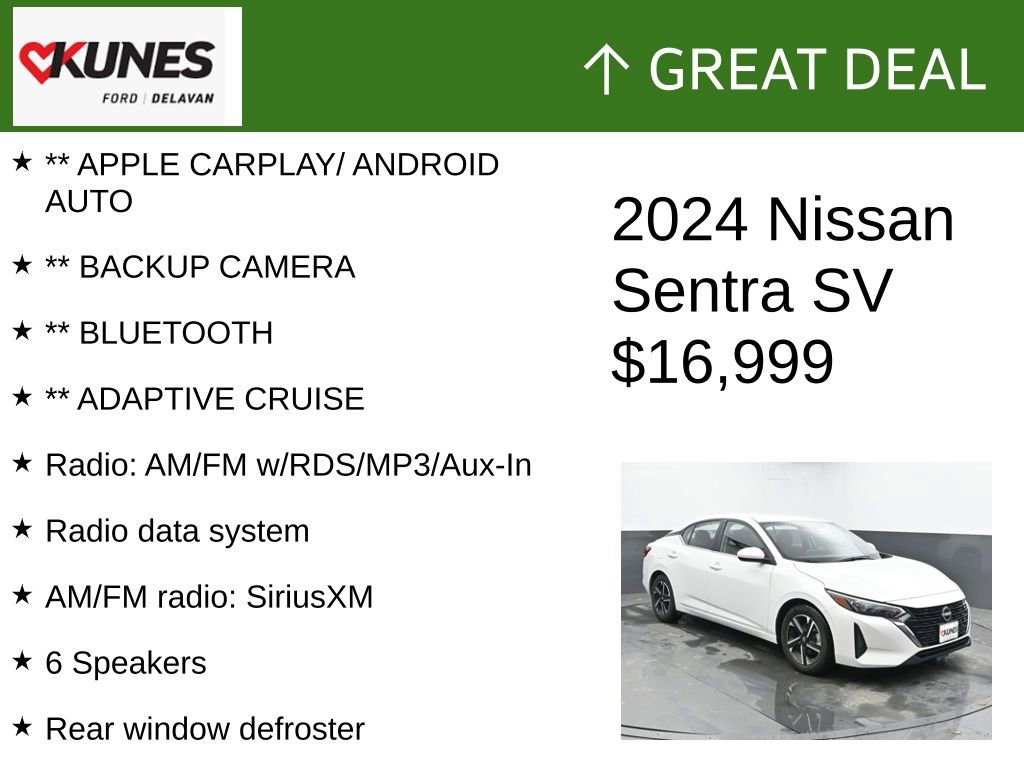 Used 2024 Nissan Sentra SV image 2