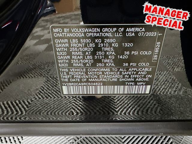 Used 2024 Volkswagen Atlas SEL image 34