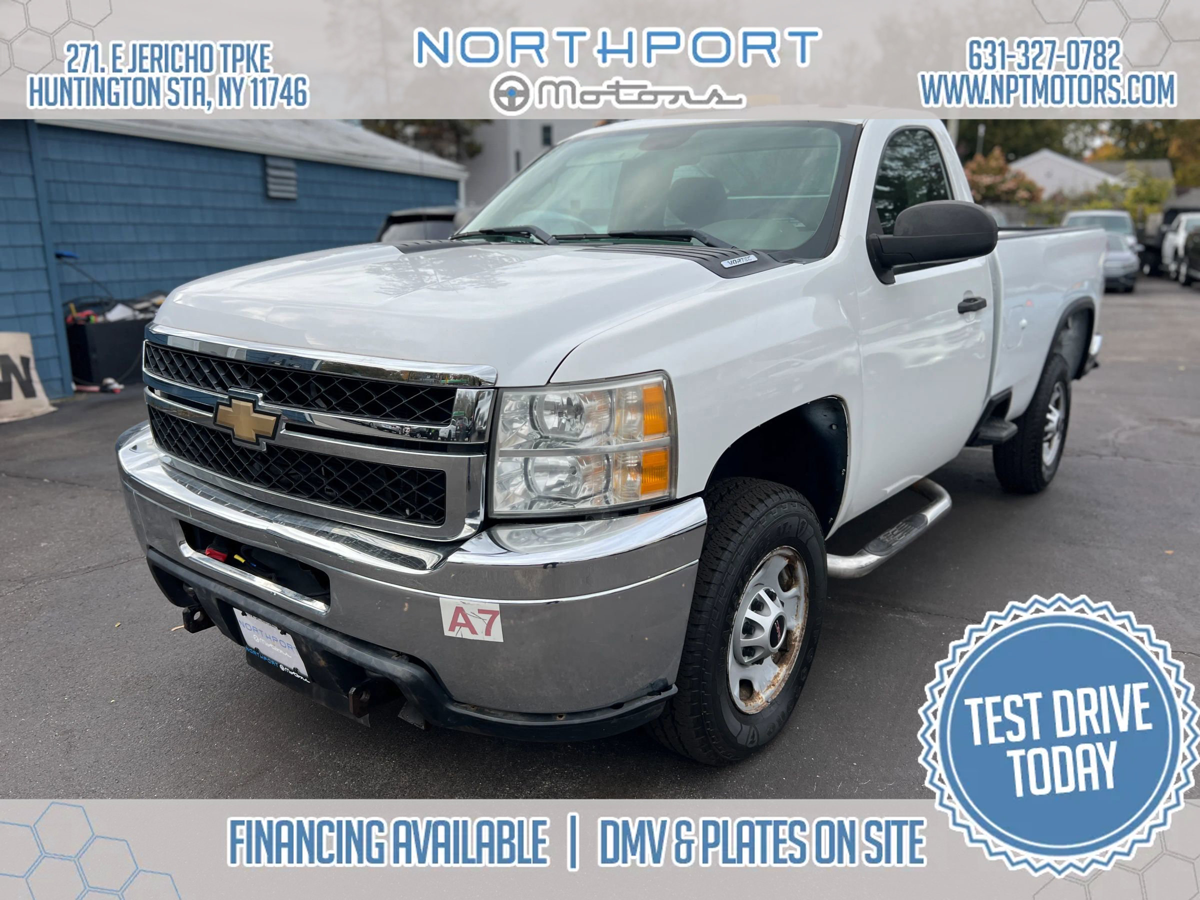 Used 2011 Chevrolet Silverado 3500 W/T w/ Snow Plow Prep Package