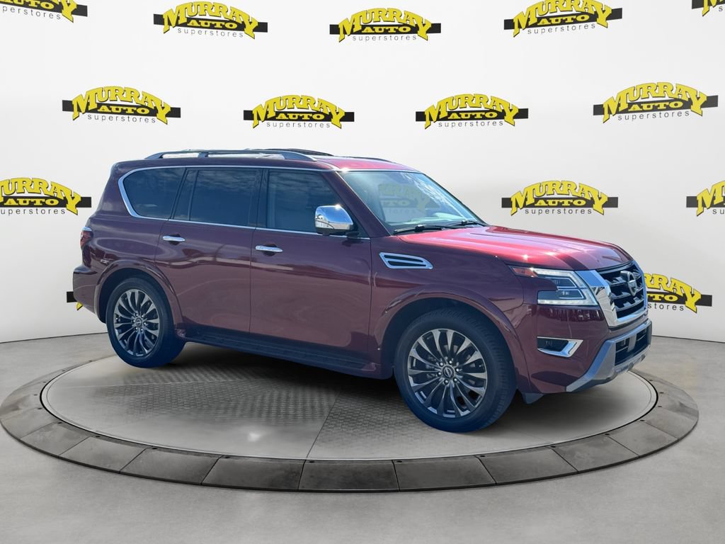 Used 2023 Nissan Armada Platinum w/ Captain's Chairs Package RWD image 7