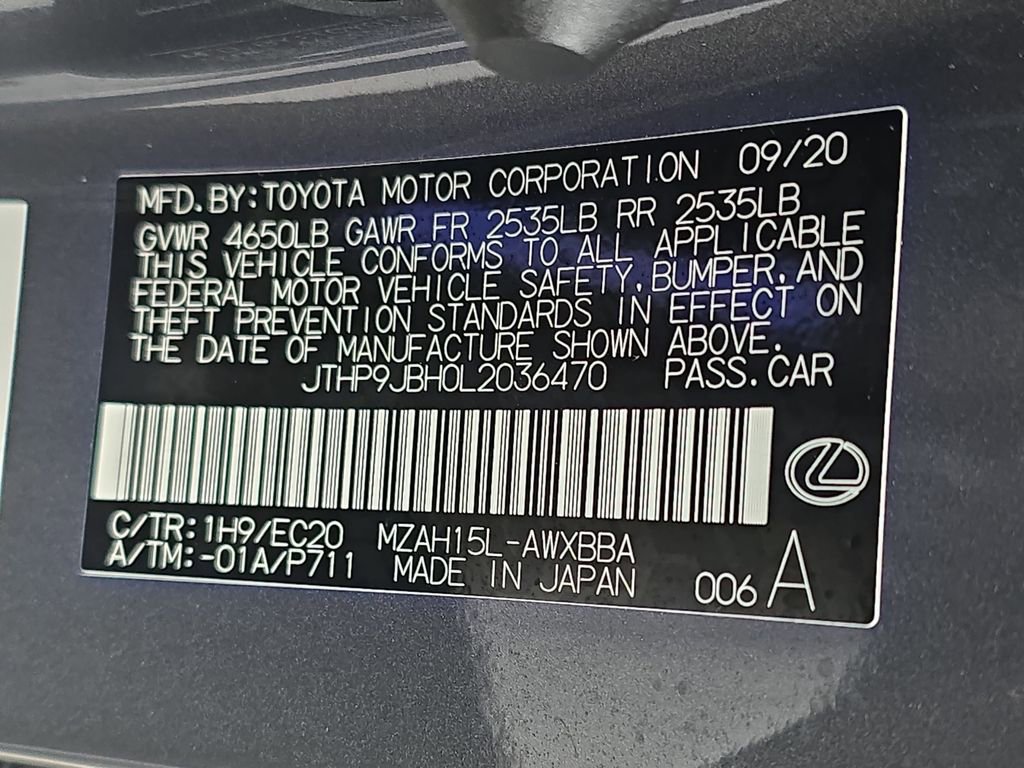 Used 2020 Lexus UX 250h w/ Premium Package image 35