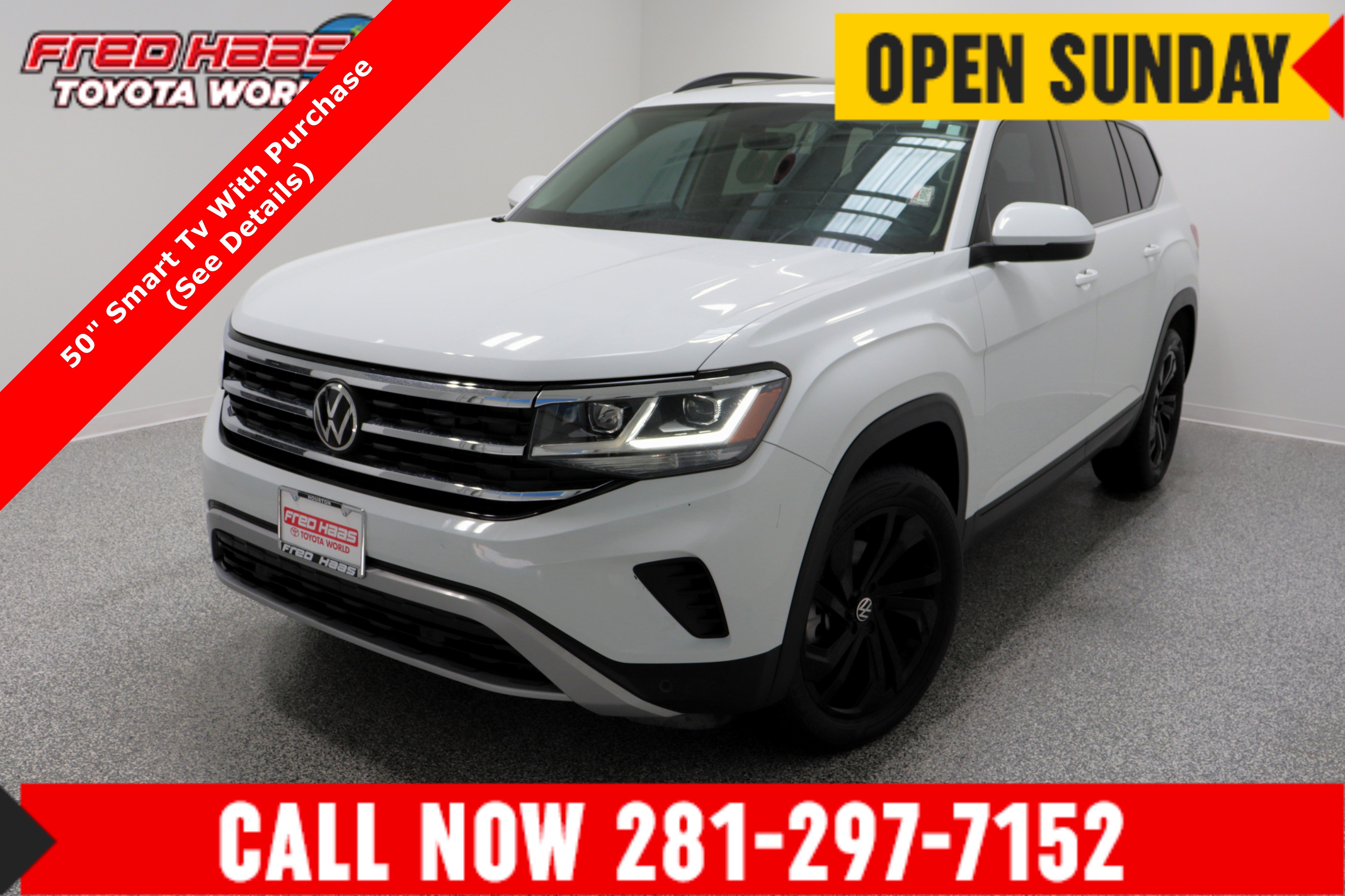 Used 2023 Volkswagen Atlas SE w/ Panoramic Sunroof Package