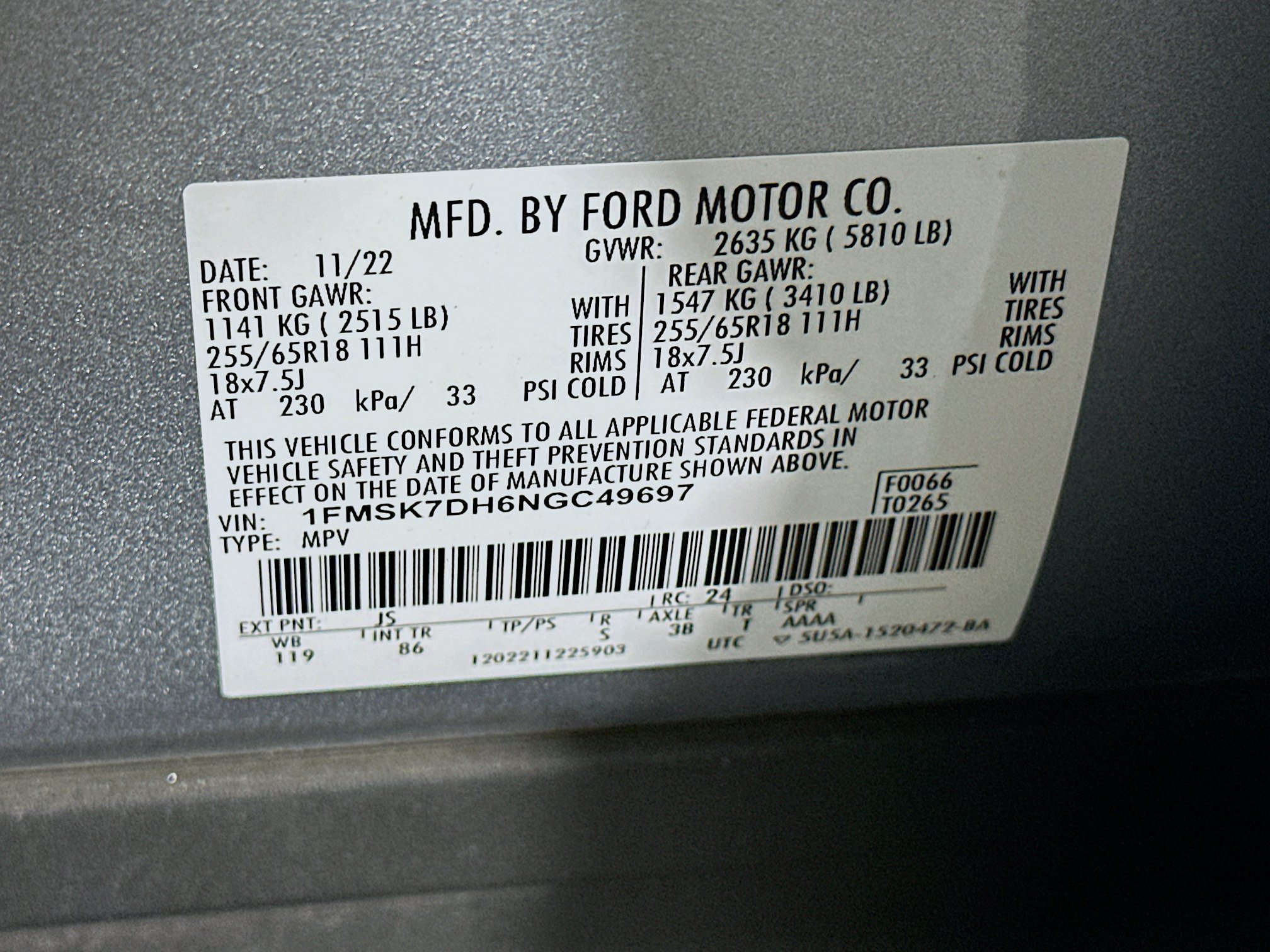 Used 2022 Ford Explorer XLT RWD image 12