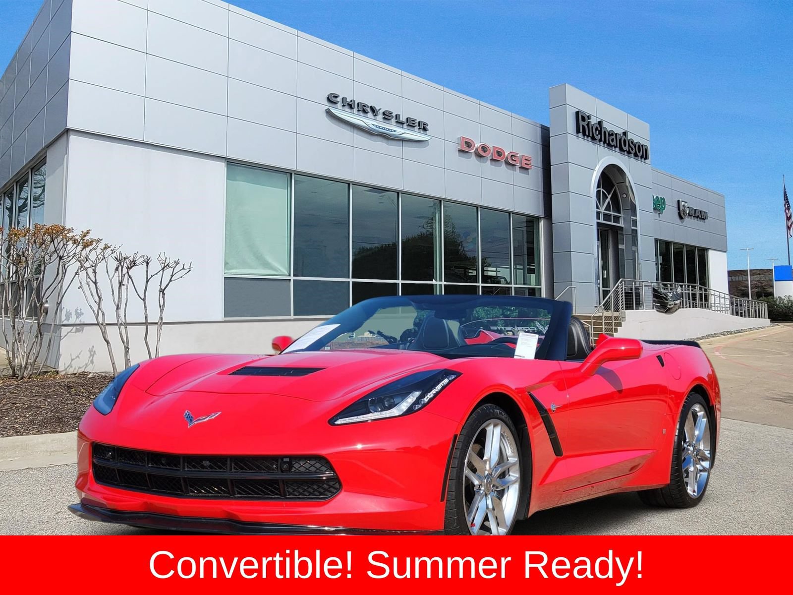 Used 2018 Chevrolet Corvette Stingray Convertible w/ 3LT Preferred Equipment Group RWD image 2