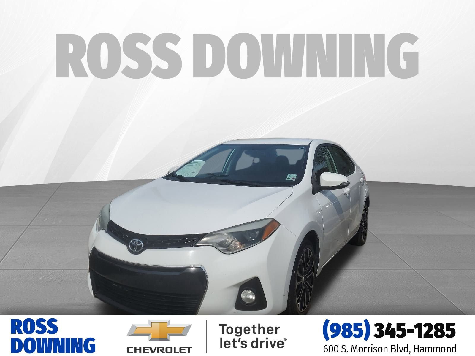 Used 2015 Toyota Corolla S