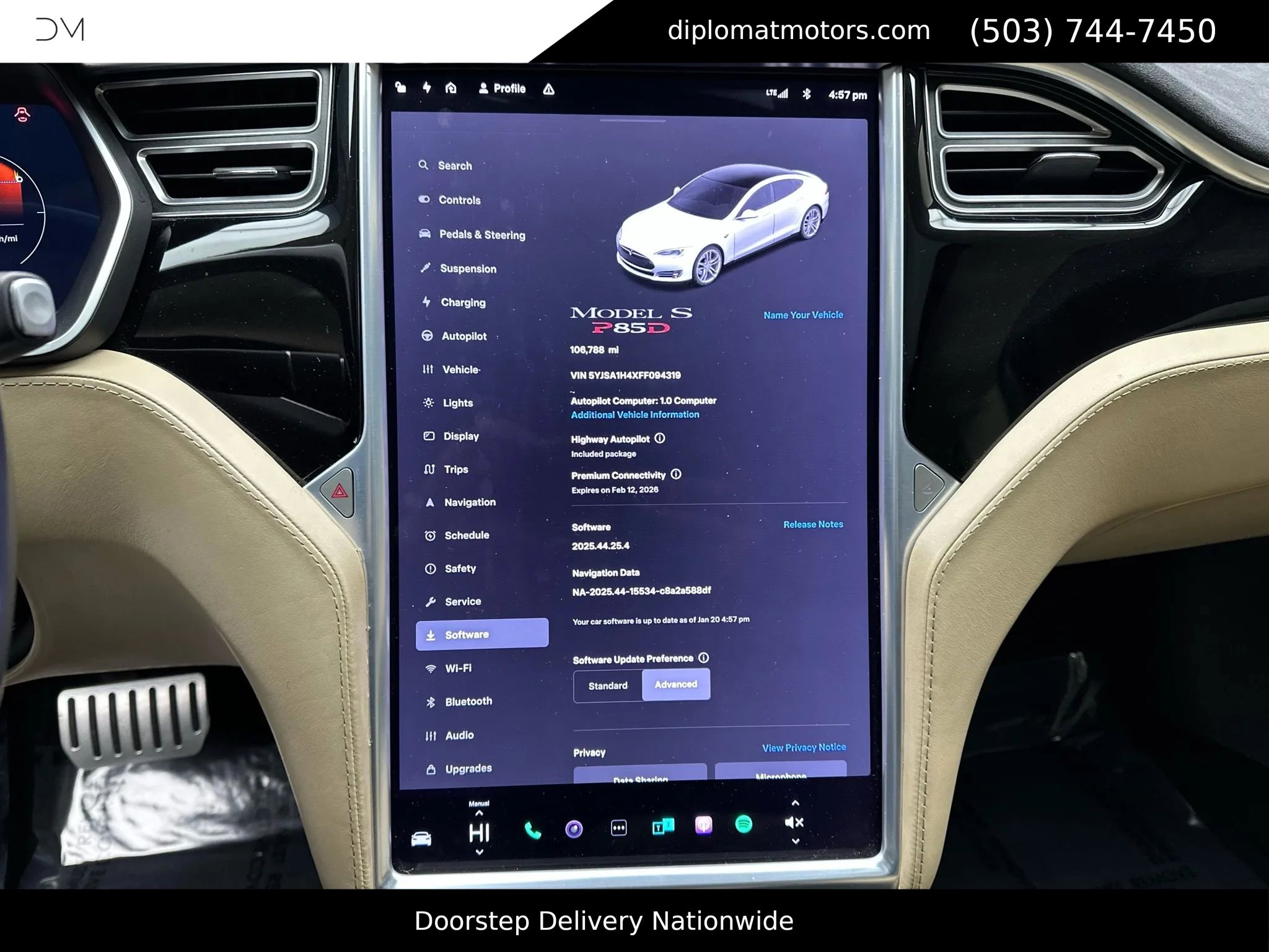 Used 2015 Tesla Model S P85D image 31