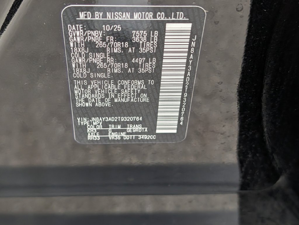 Used 2026 Nissan Armada SV RWD image 35