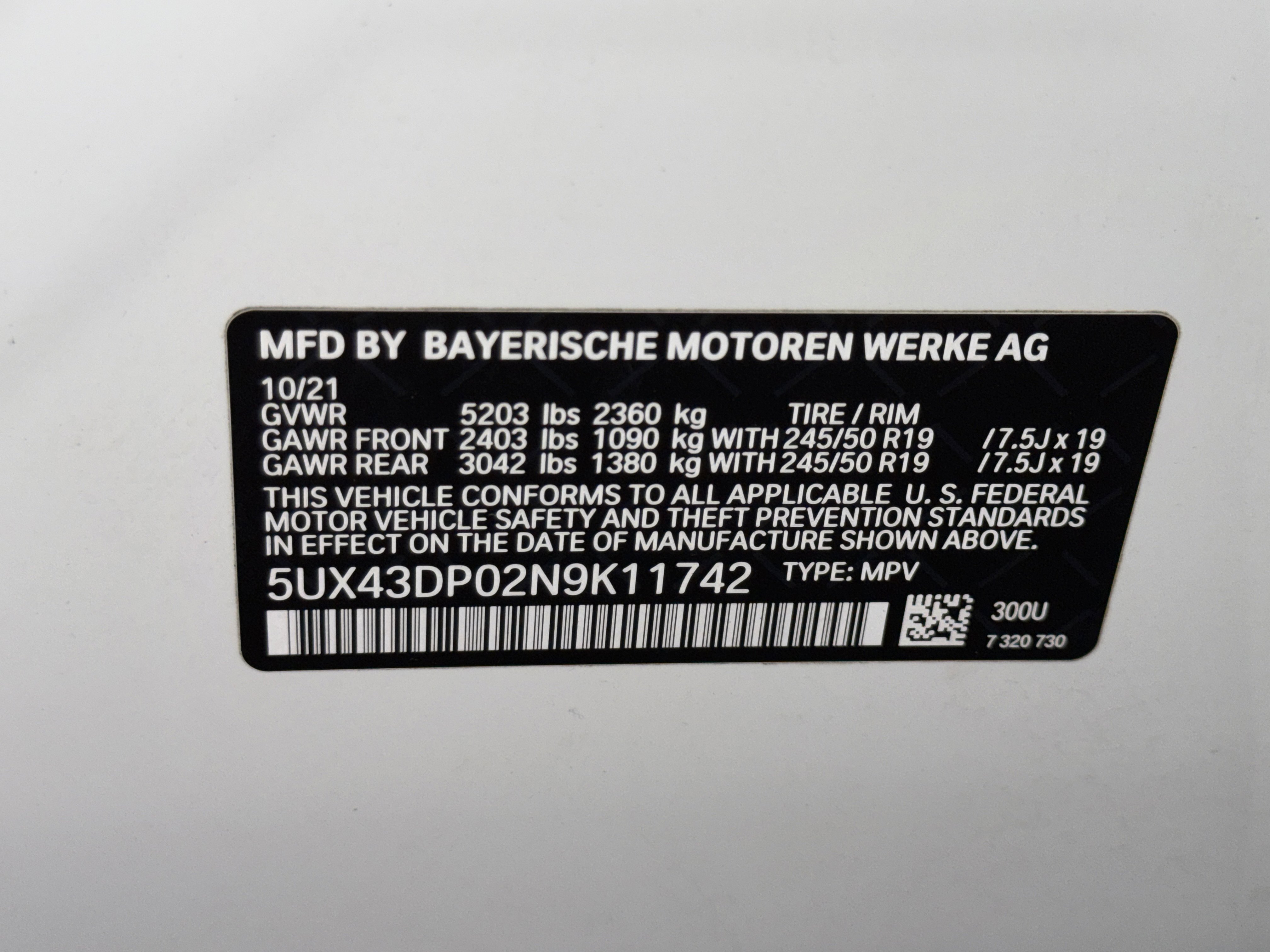 Certified 2022 BMW X3 sDrive30i w/ Convenience Package image 37