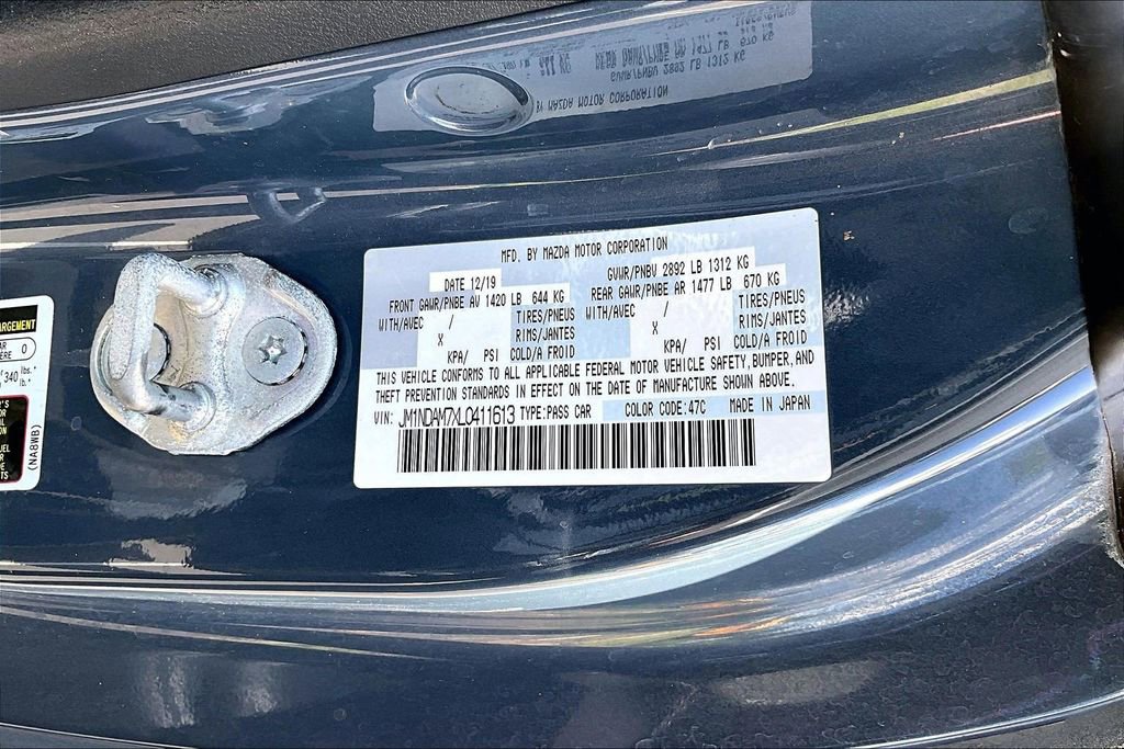 Used 2020 MAZDA MX-5 Miata RF Grand Touring RWD image 35