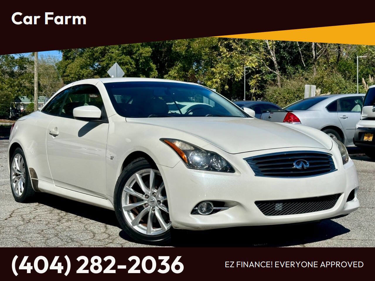 Used 2015 INFINITI Q60 Convertible w/ Premium Package