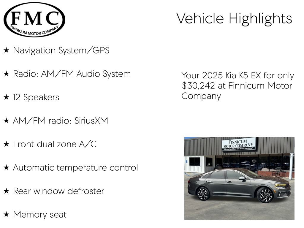 Used 2025 Kia K5 EX image 10