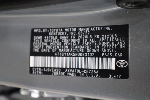 Used 2022 Toyota Camry SE image 18