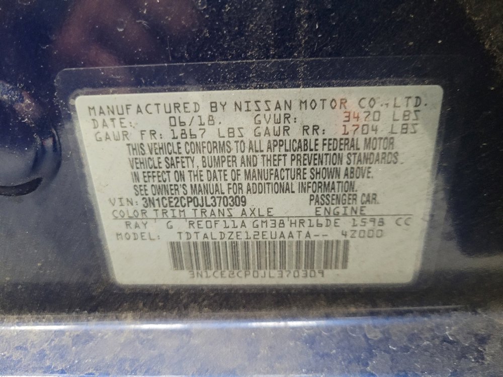 Used 2018 Nissan Versa Note SV image 33