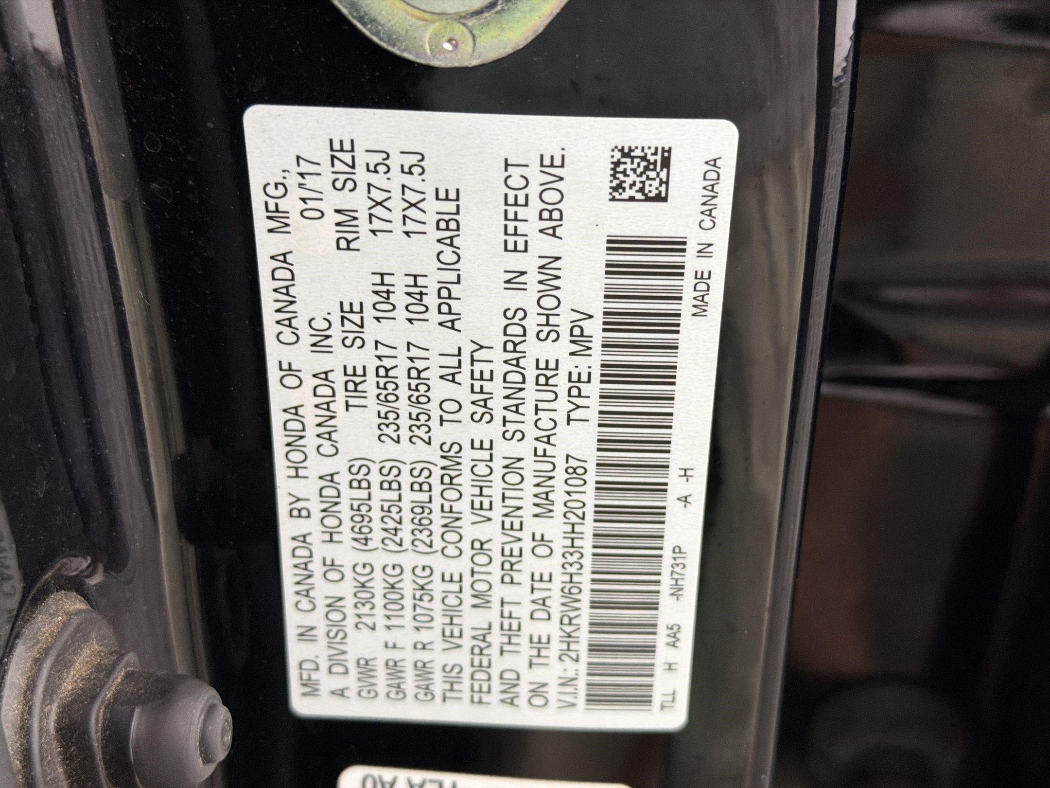 Used 2017 Honda CR-V LX image 19