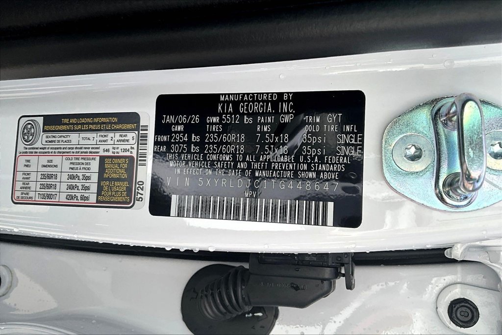 New 2026 Kia Sorento S w/ S Panoramic Sunroof Package AWD/4WD image 8