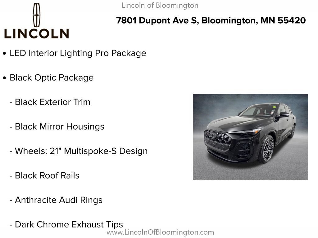 Used 2025 Audi SQ5 Prestige w/ Prestige Package AWD/4WD image 5