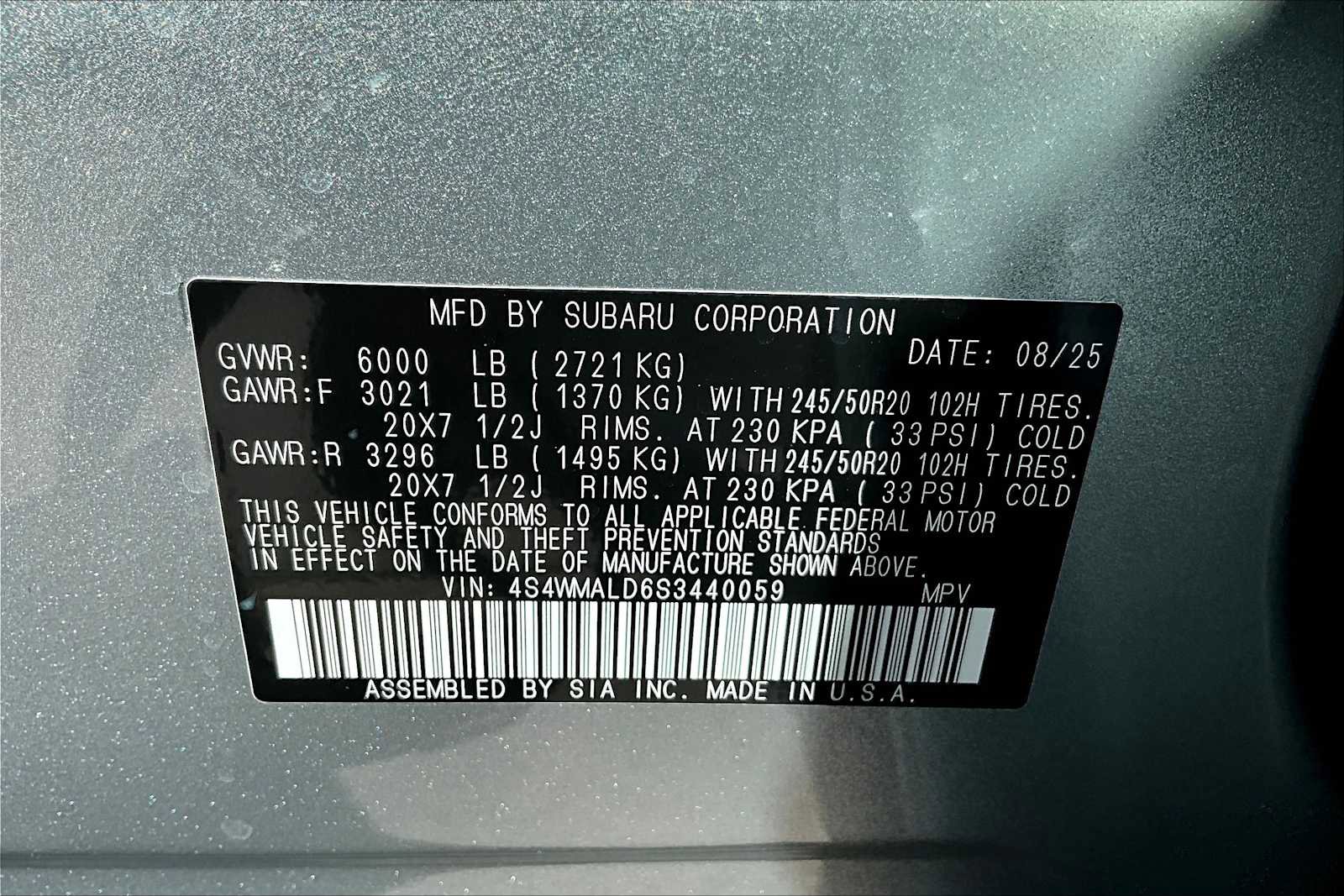 New 2025 Subaru Ascent Limited image 18