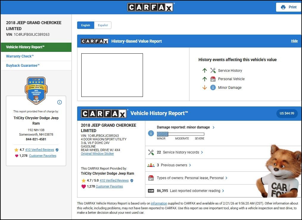 Used 2018 Jeep Grand Cherokee Limited image 11