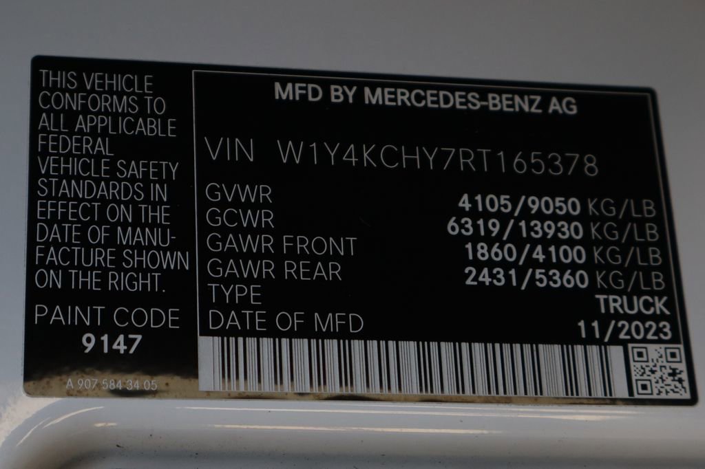 Used 2024 Mercedes-Benz Sprinter 2500 w/ Acoustic Package image 50