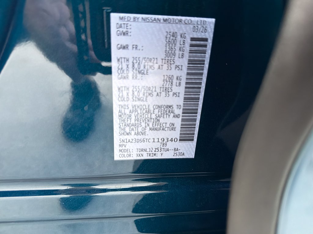 New 2026 Nissan Murano Platinum w/ Cargo Package AWD/4WD image 34